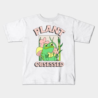 Plant Obsessed Design Kids T-Shirt